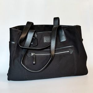 Coach Black Hampton Diaper Shoulder Bag